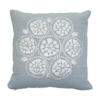 Isla Hand Embroidery Pillow - SKY