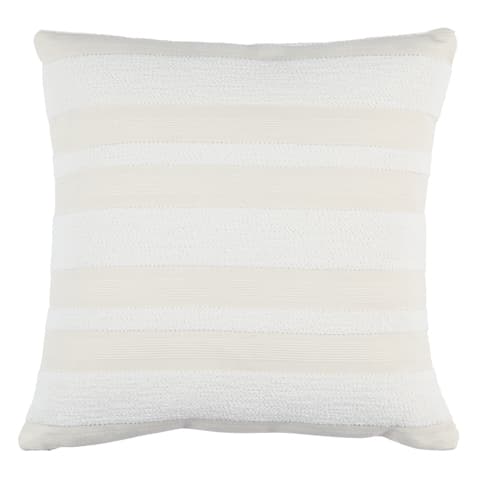 Ohara Stripe Indoor/Outdoor Pillow - IVORY