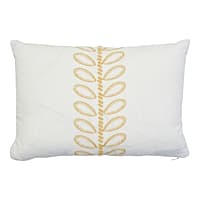 Camile Embroidery Pillow - YELLOW