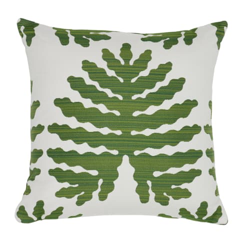 Palma Sola I/O Pillow - GREEN