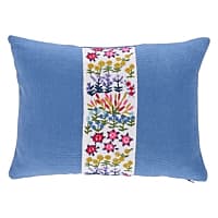 Lula Embroidered Pillow - IVORY