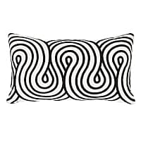 Giraldi Embroidery Pillow - BLACK