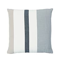 Lolland Linen Stripe Pillow - GREY SAND