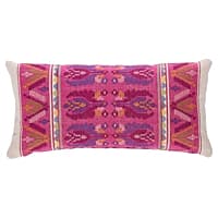 Sandor Stripe Embroidery Pillow - MAGENTA