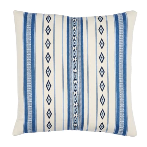 Dakota Stripe Pillow - BLUE