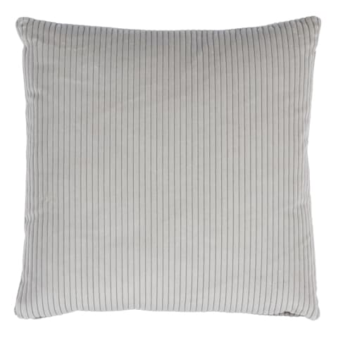 Wyatt Corduroy Pillow - STEEL GREY