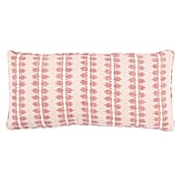 Alva Hand Block Print Pillow - BLUSH