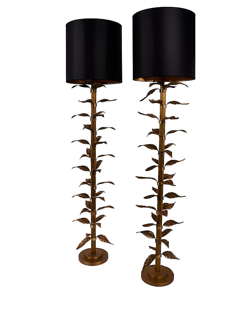 PAIR OF REGENCY FLOOR LAMPS - 