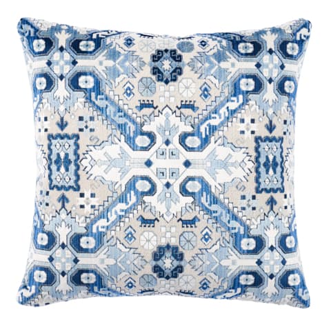 Tiraz Velvet Pillow - INDIGO