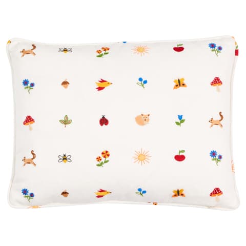 Tiny Things Embroidery Pillow - MULTI