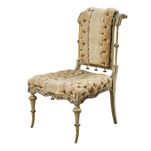 18th century slipper chair, France - 