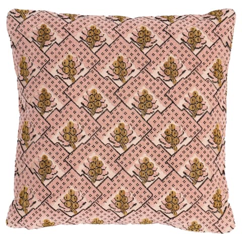 Blair Silk Épinglé Pillow - WYTHE ROSE