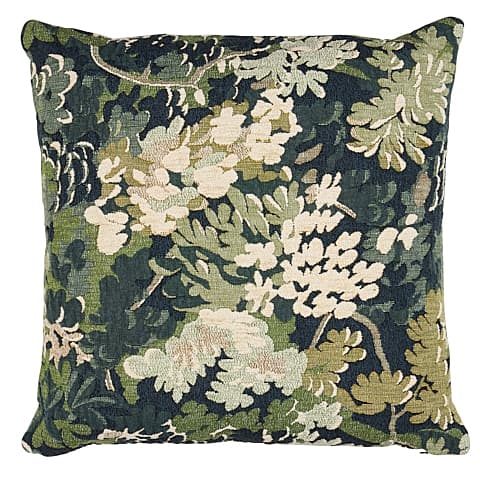 Verdure Tapestry Pillow - PEACOCK