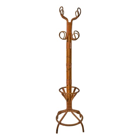 Rattan Coat Stand, South of France - 
