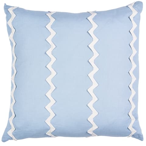 Lazare Pillow - IVORY ON CHAMBRAY