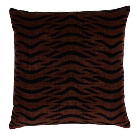 Sabi Tiger Velvet Pillow - JAVA