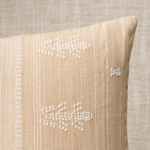 Nima Embroidered Pillow_TAN