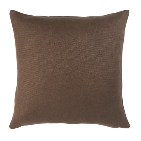 Franc Linen Pillow - CHOCOLATE