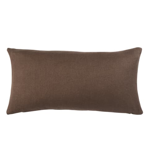 Franc Linen Pillow - CHOCOLATE