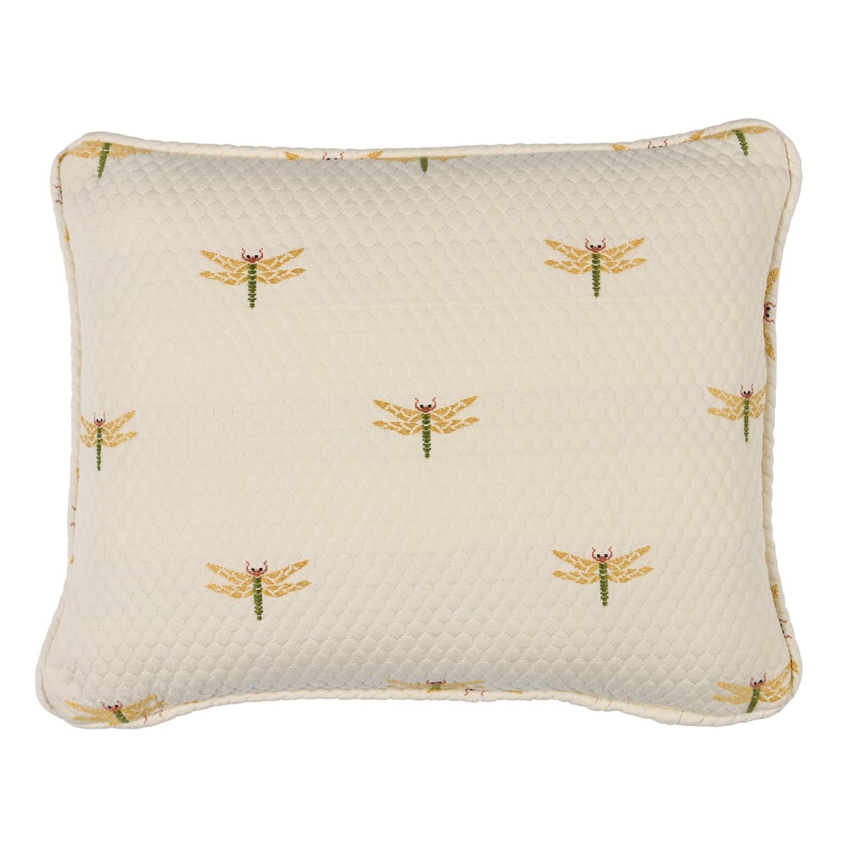 Dragonflies Pillow - OCHRE