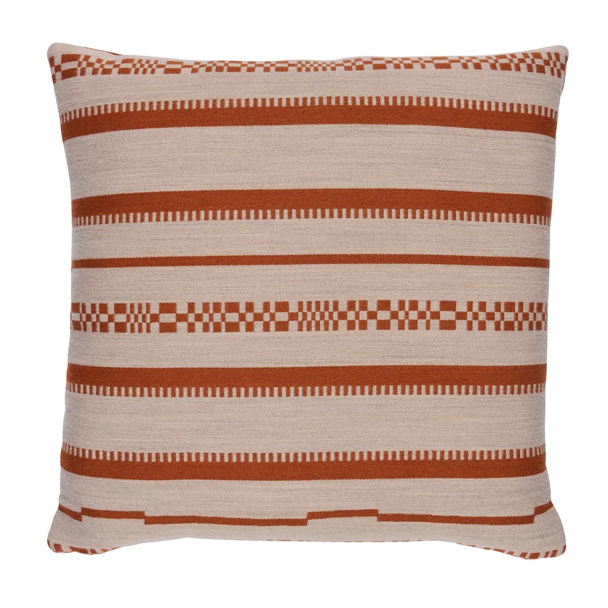 Skyline Stripes Pillow - BURNT ORANGE