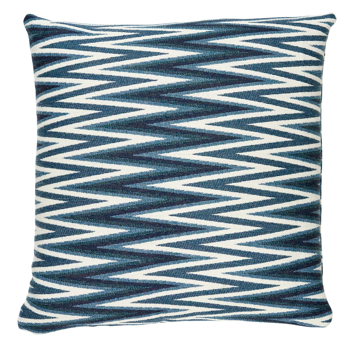 Wedge Weave Pillow - BLUE