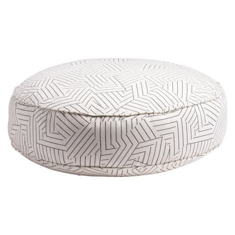 Deconstructed Stripe Dog Bed - BLACK