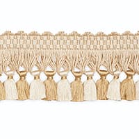 JOHANNA TASSEL FRINGE - OATMEAL/EGGSHELL