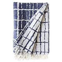 Plaid Throw - NAVY