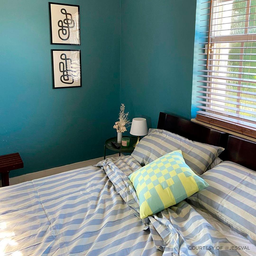 Novelty Wave Warm Blue Paint Schumacher