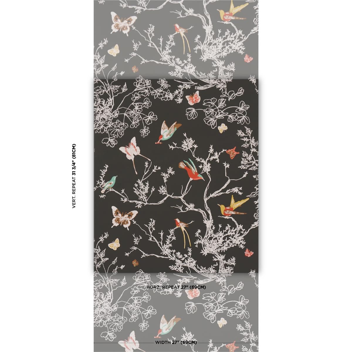 BIRDS & BUTTERFLIES_ GRAPHITE