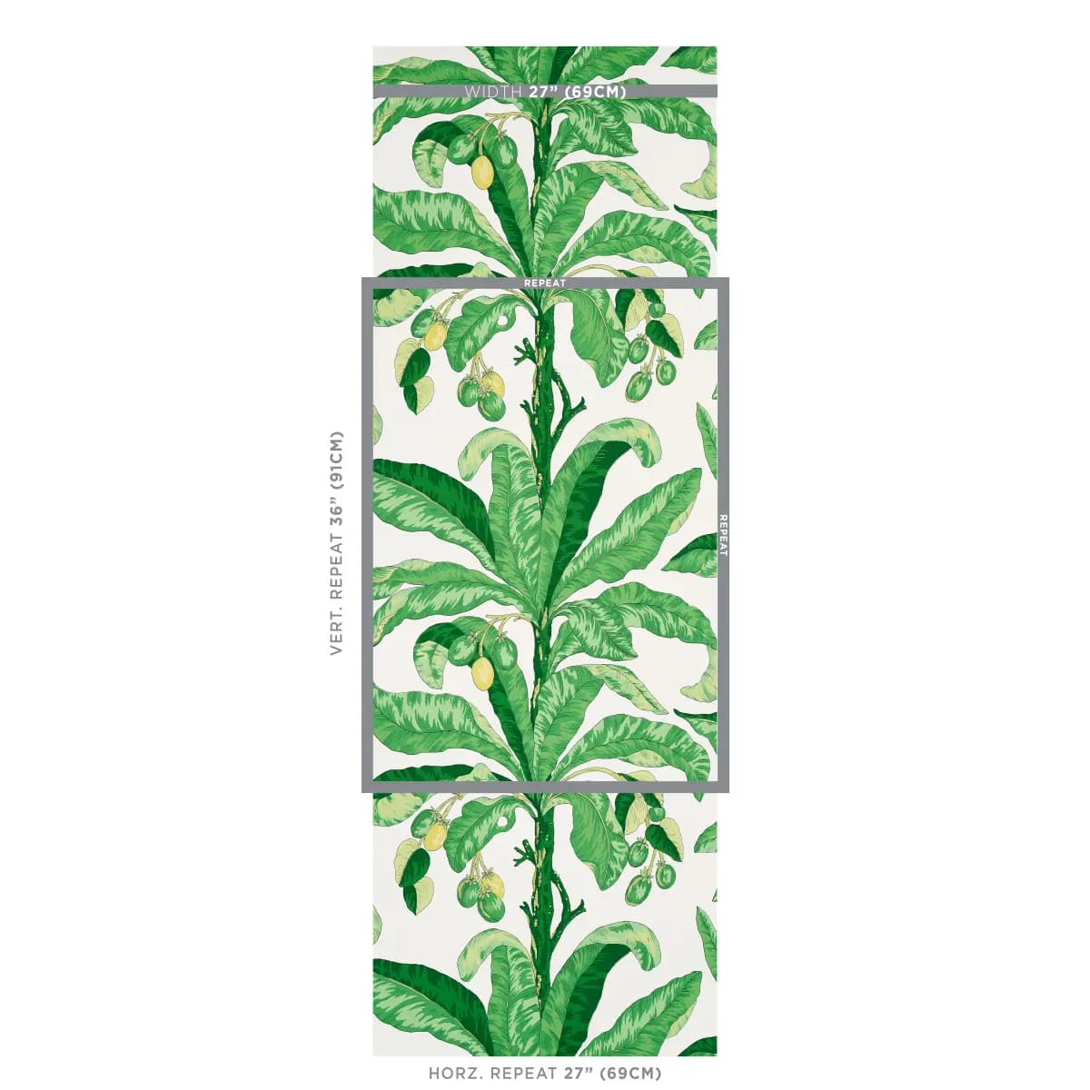 BLAIR HOUSE PALM_ GREEN