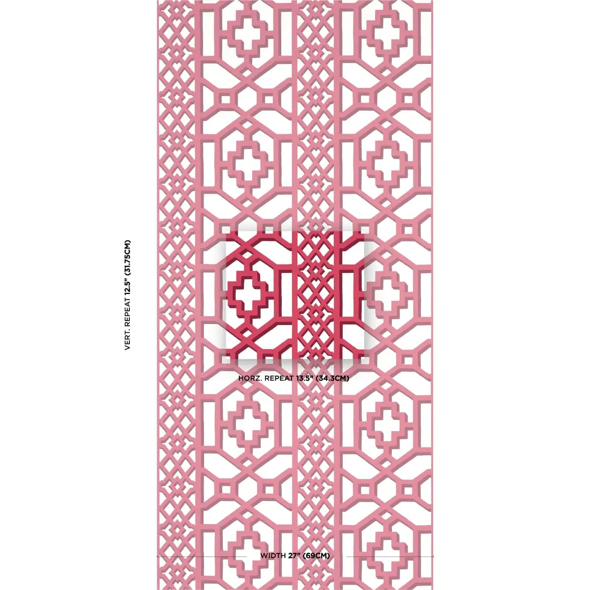 ZANZIBAR TRELLIS_ LAQUER RED