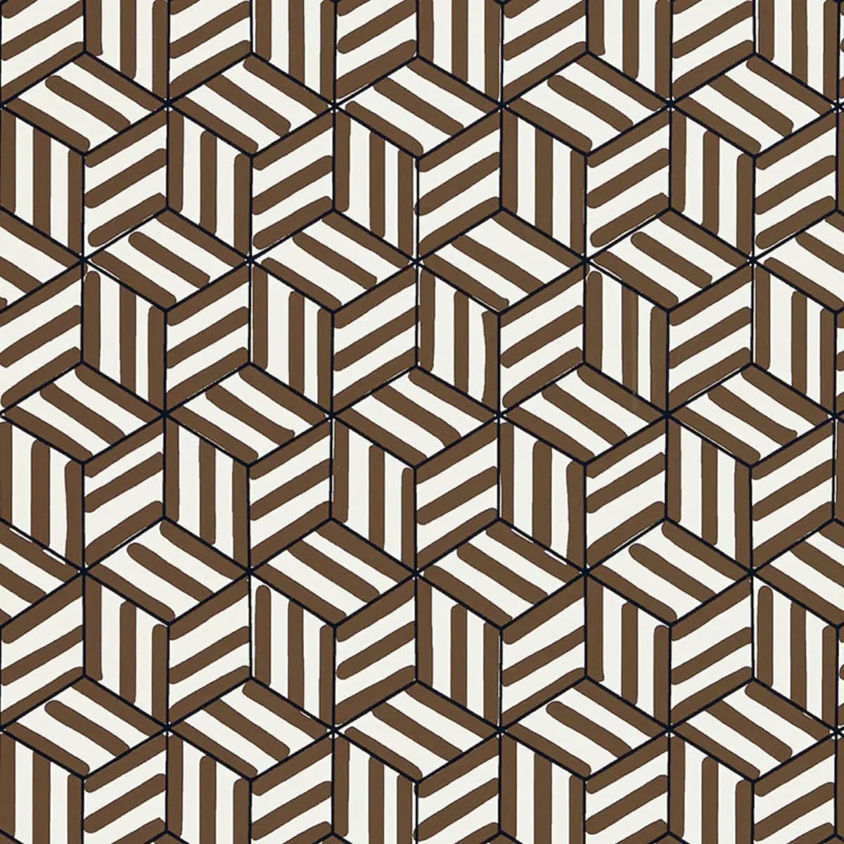 TUMBLING BLOCKS_ CHOCOLATE