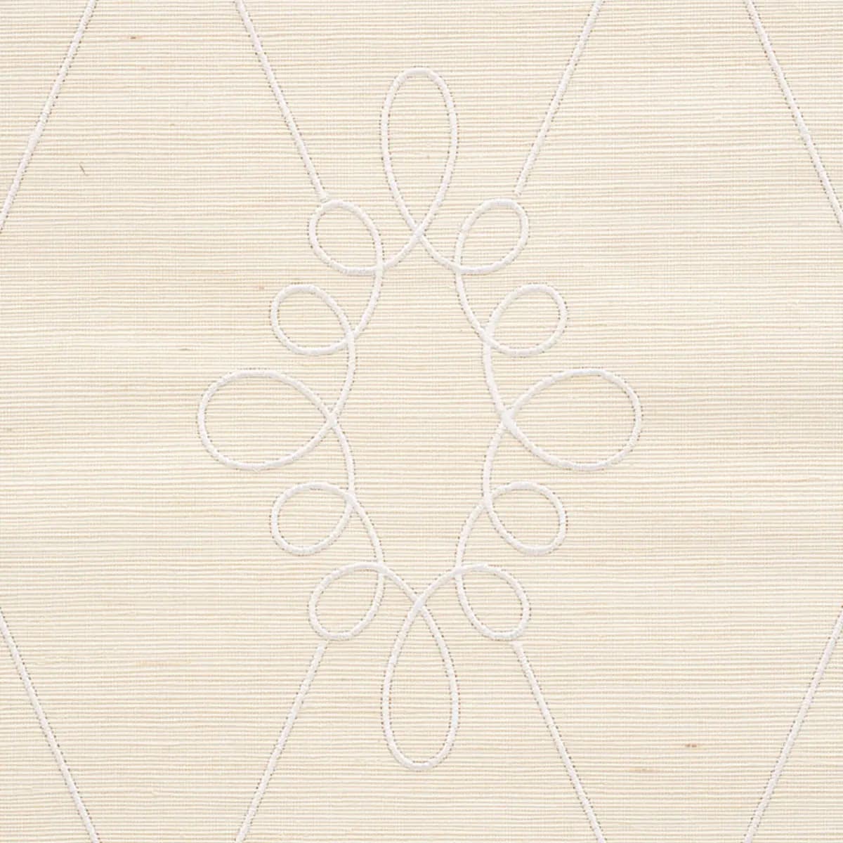 SYLVIE EMBROIDERED SISAL_ IVORY