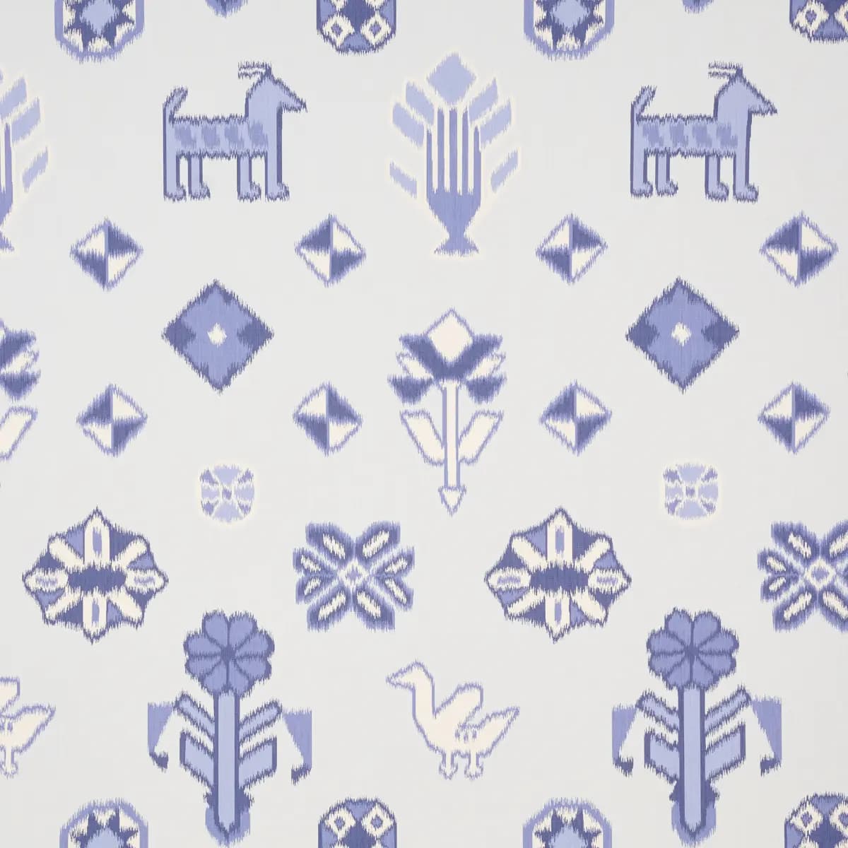 CHUSKA WARP PRINT_ BLUE