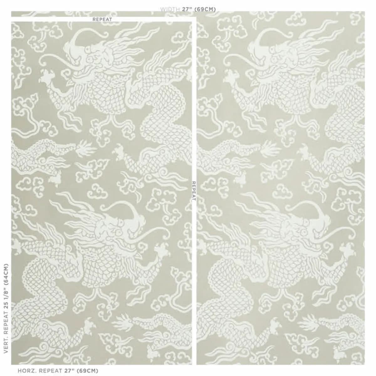 RUAN DRAGON DAMASK_ WARM SILVER