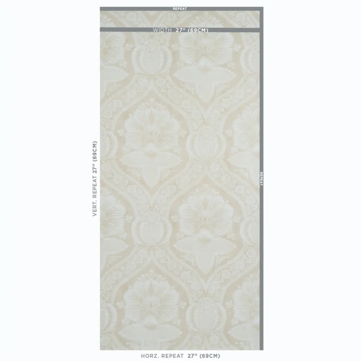 VILLANDRY DAMASK PRINT_ NEUTRAL