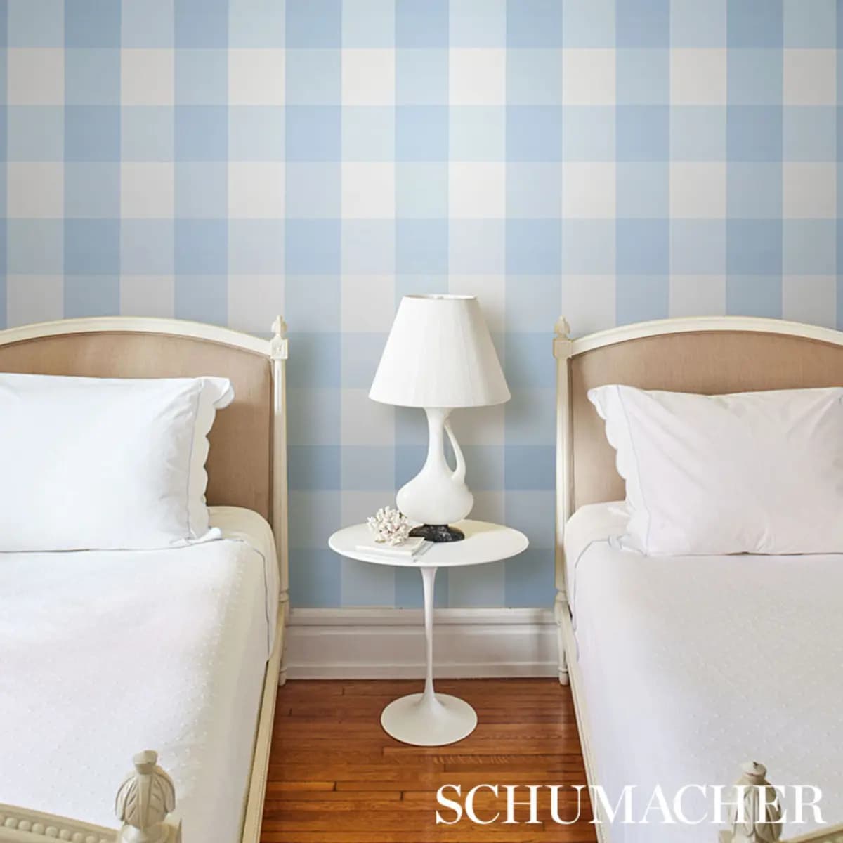 WILLA CHECK LARGE_ CHAMBRAY