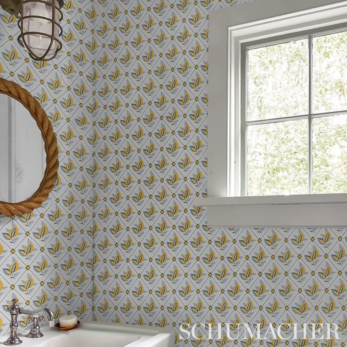 BASILE TRELLIS_ YELLOW & BLUE