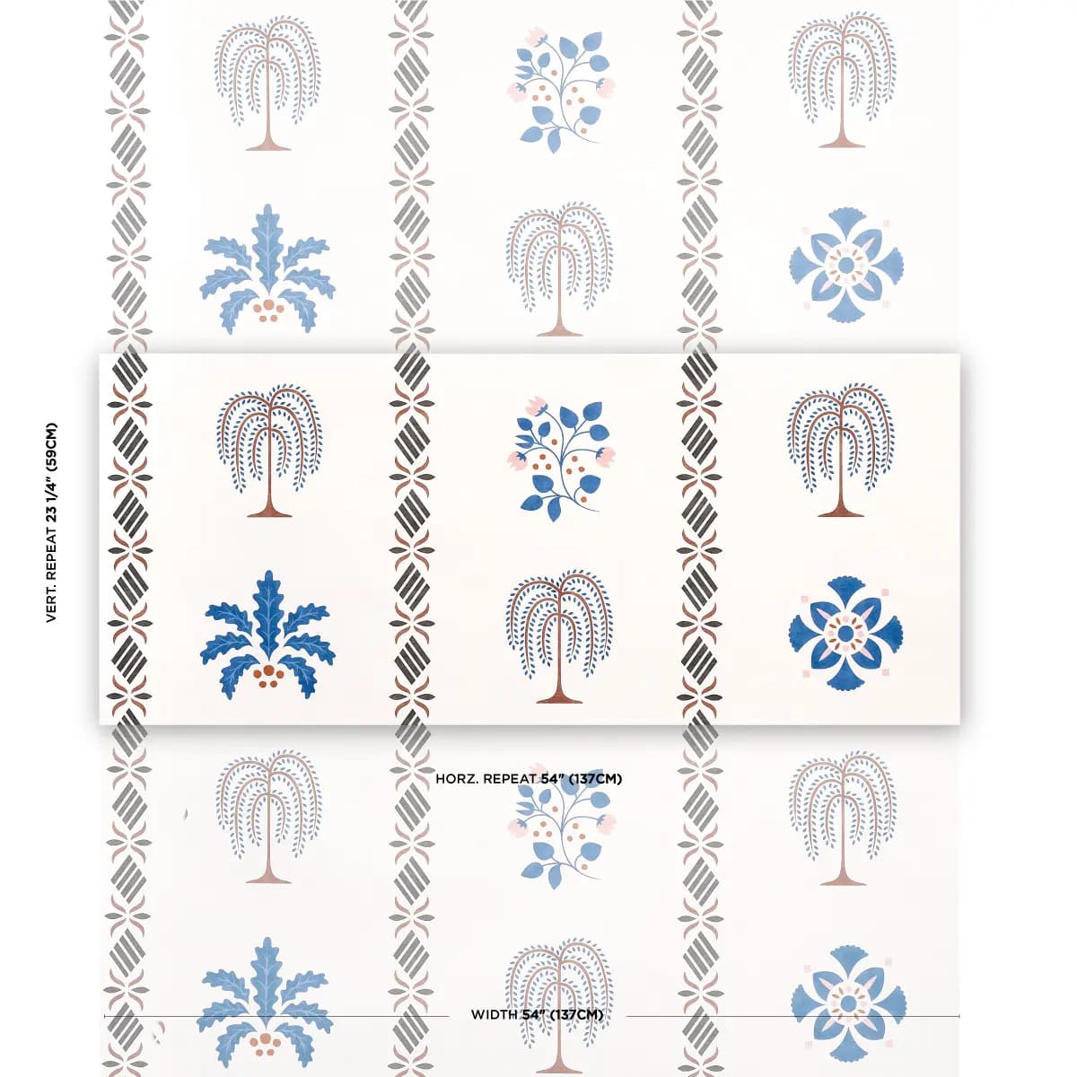 WILLARD HOUSE STENCIL_ BLUE