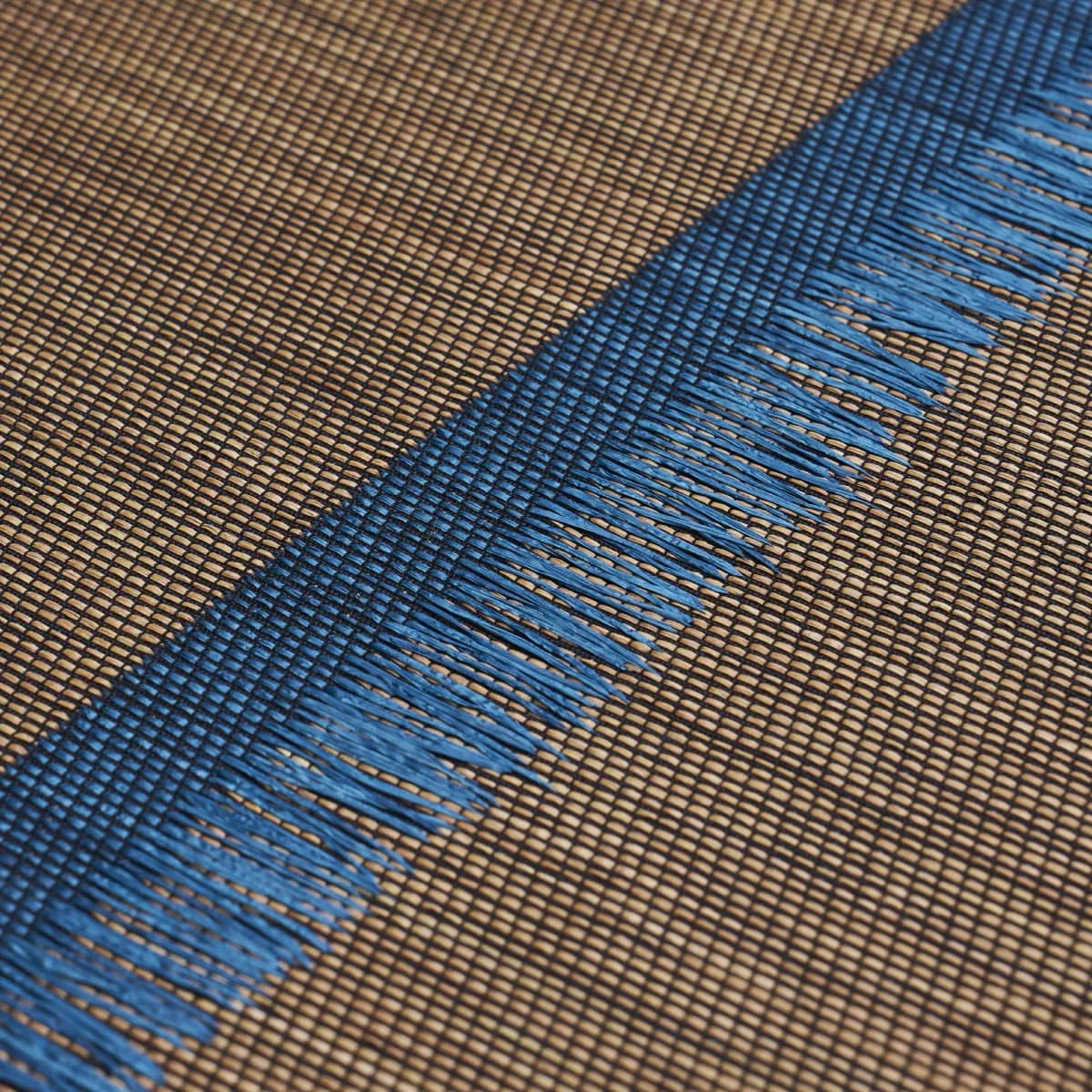 AXEL FRINGE WALLCOVERING_ PEACOCK/BROWN
