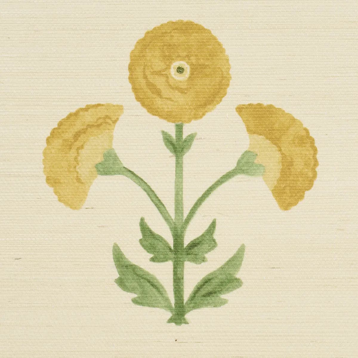 Saranda Flower Sisal_ MARIGOLD