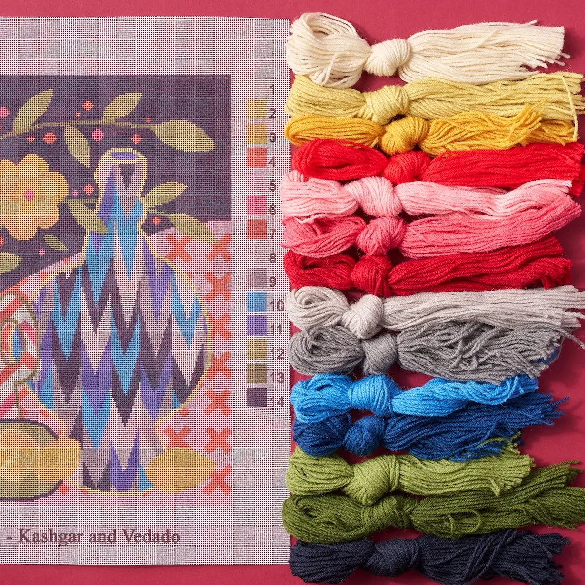 Kashgar & Vedado Needlepoint Kit_ MULTI