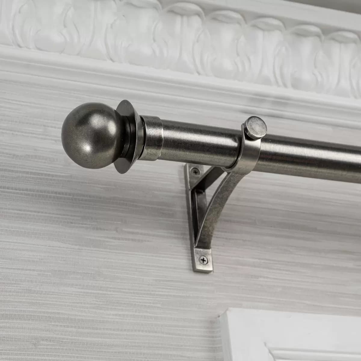 Dorothy 2" Finial_ ANTIQUE NICKEL (LACQUERED)