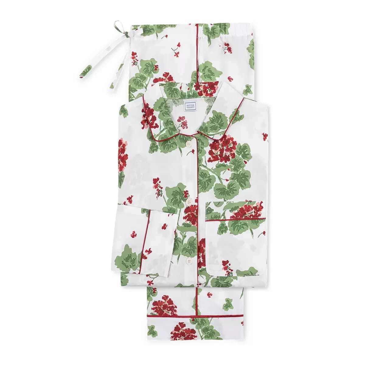 Geranium Pajama Set_ SCARLET