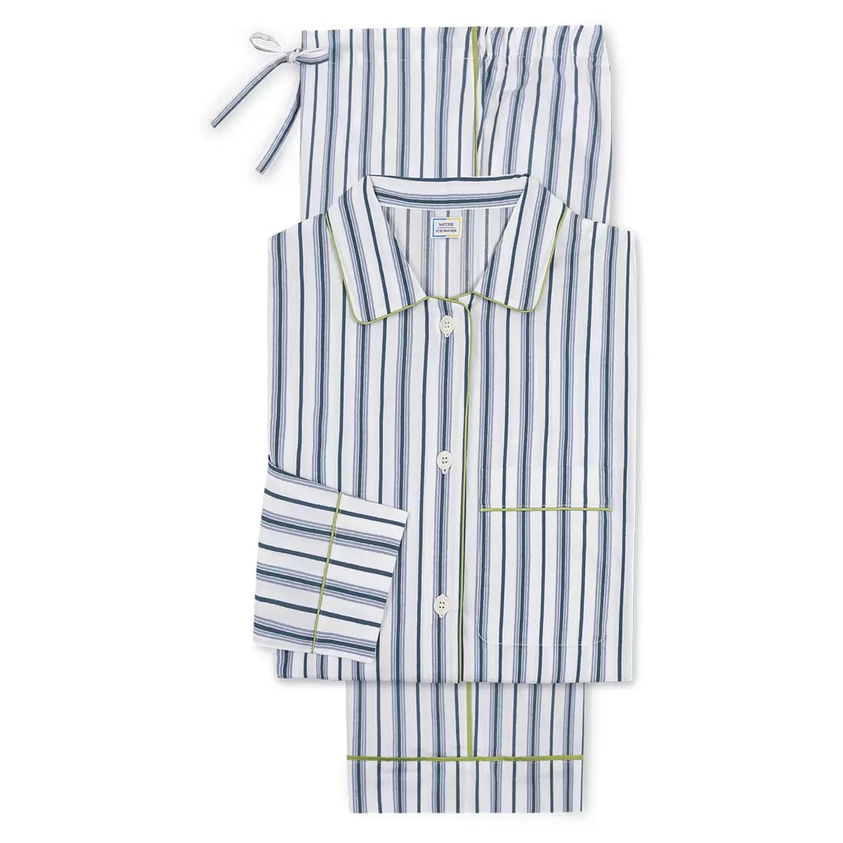Calypso Pajama Set_ PRUSSIAN BLUE