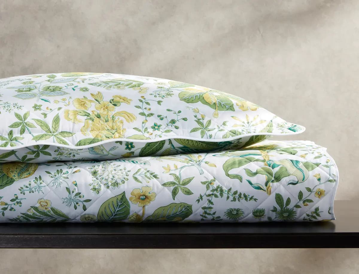 Pomegranate Quilted Sham_ CITRUS