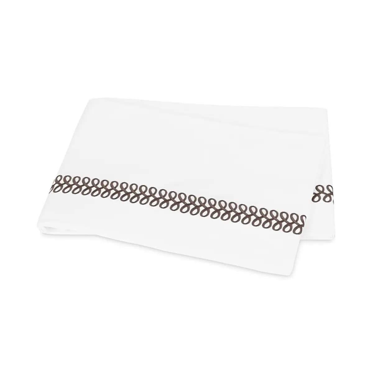 Astor Braid Flat Sheet_ MOCHA
