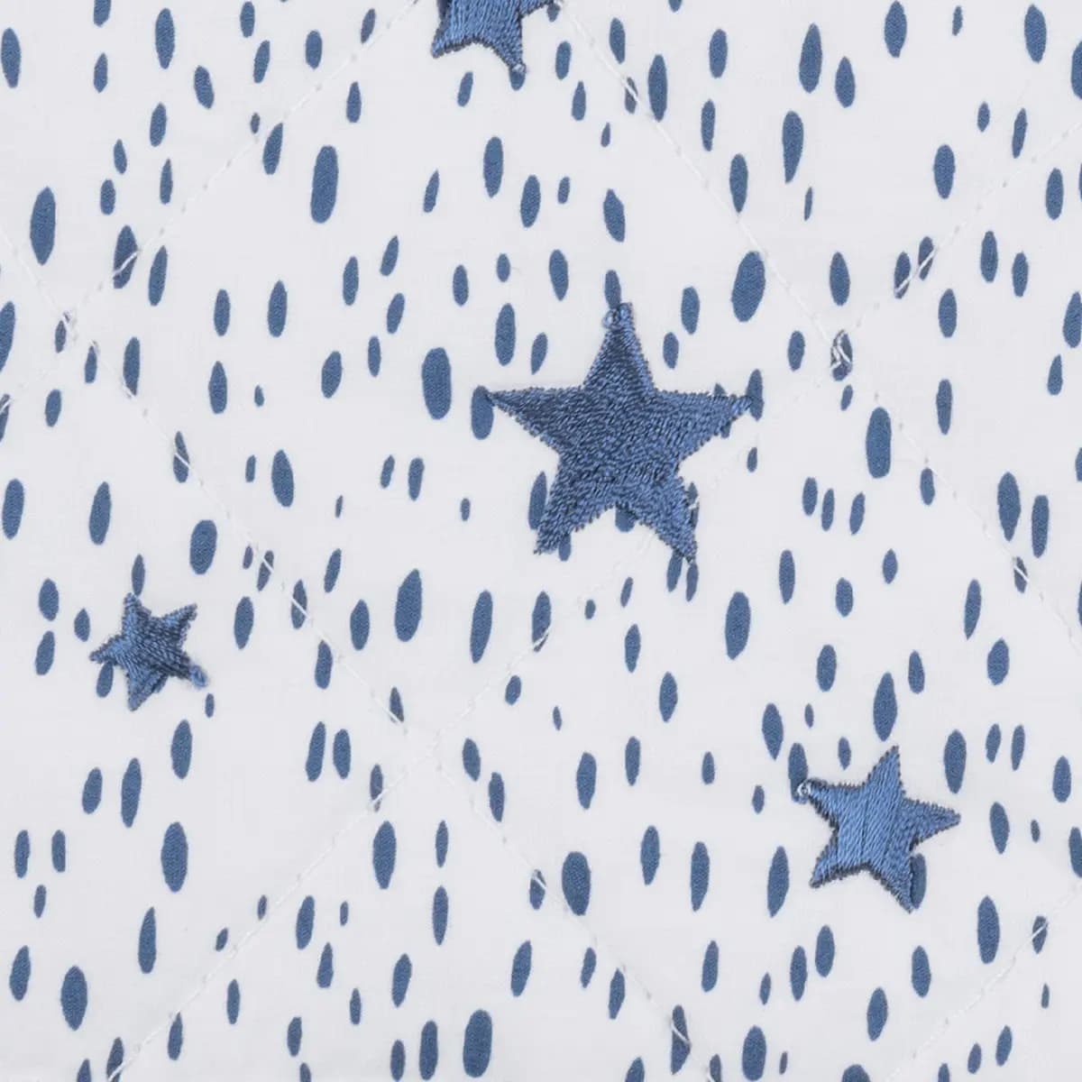 Celine Stars Mini Pillow_ PRUSSIAN BLUE